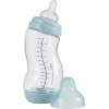 Пляшечка для годування Difrax S-bottle Wide антиколікова, силікон, 310 мл (737FE Blue)