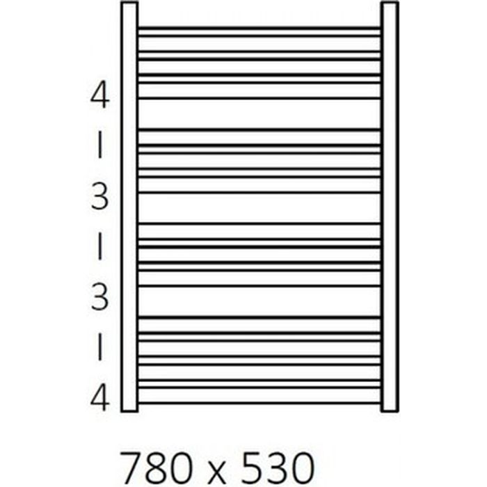 Полотенцесушитель Terma 780х530 Marlin (WGMAR078053KS95SX) изображение 3