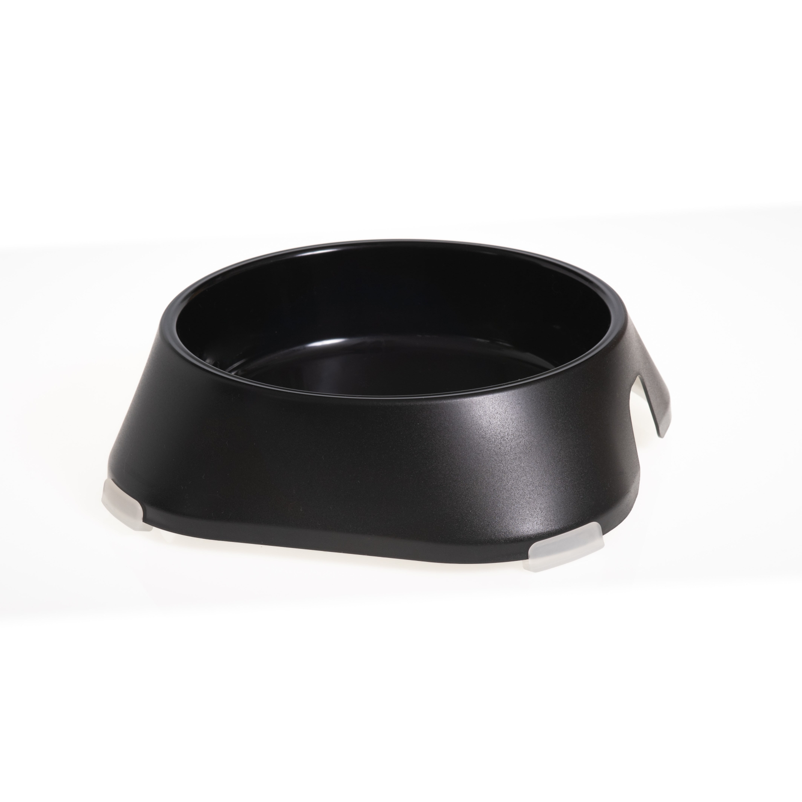 Посуда для собак Fiboo Миска без антискользящих накладок M черная (FIB0151)