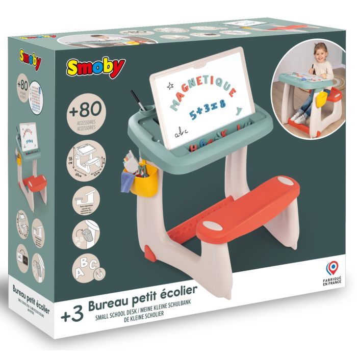 Набір для творчості Smoby Парта-дошка "Школярик", з аксес. 68х21х57,5 см (420107) зображення 2