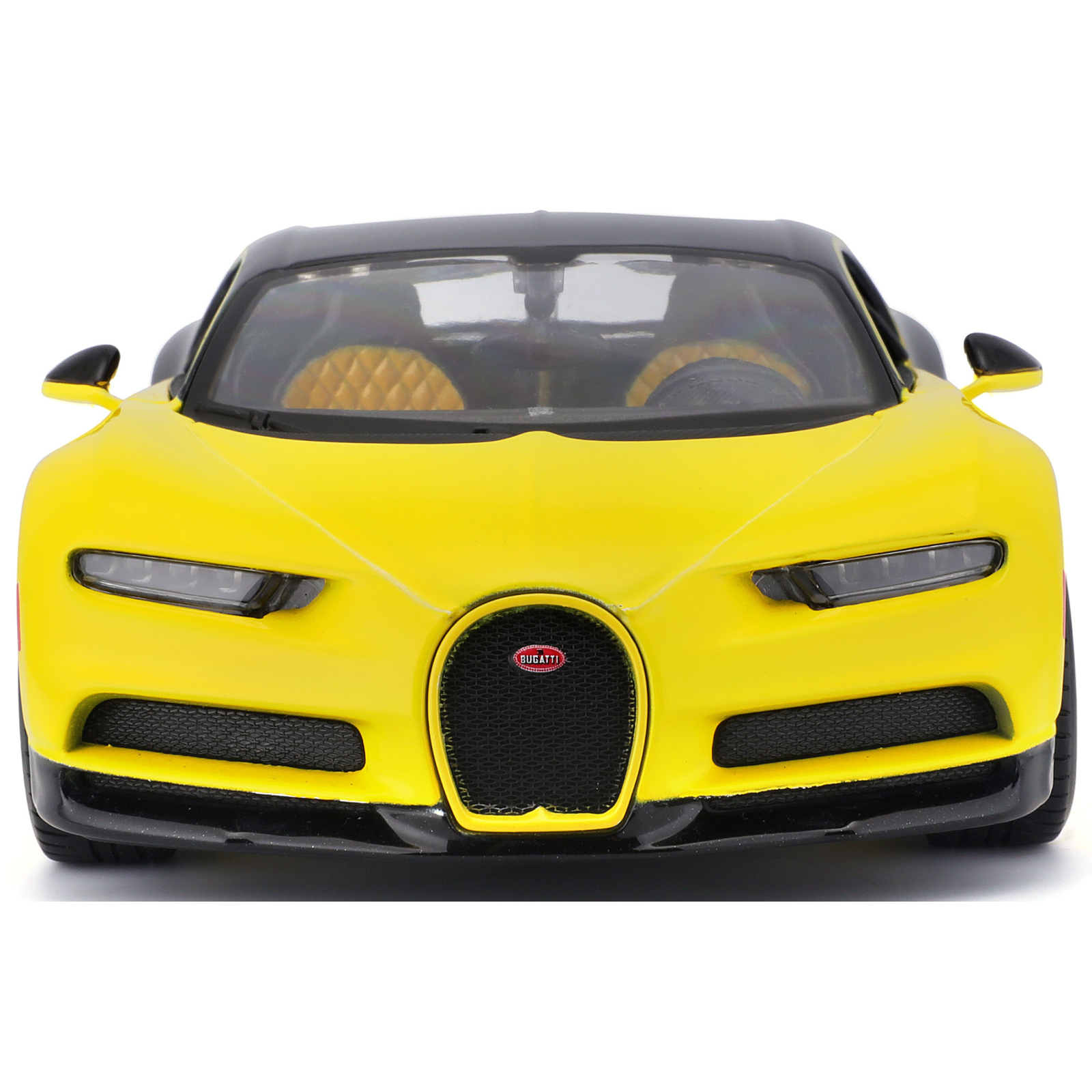 Машина Maisto Bugatti Chiron 1:24 Чорно-жовта (31514 black/yellow) зображення 11