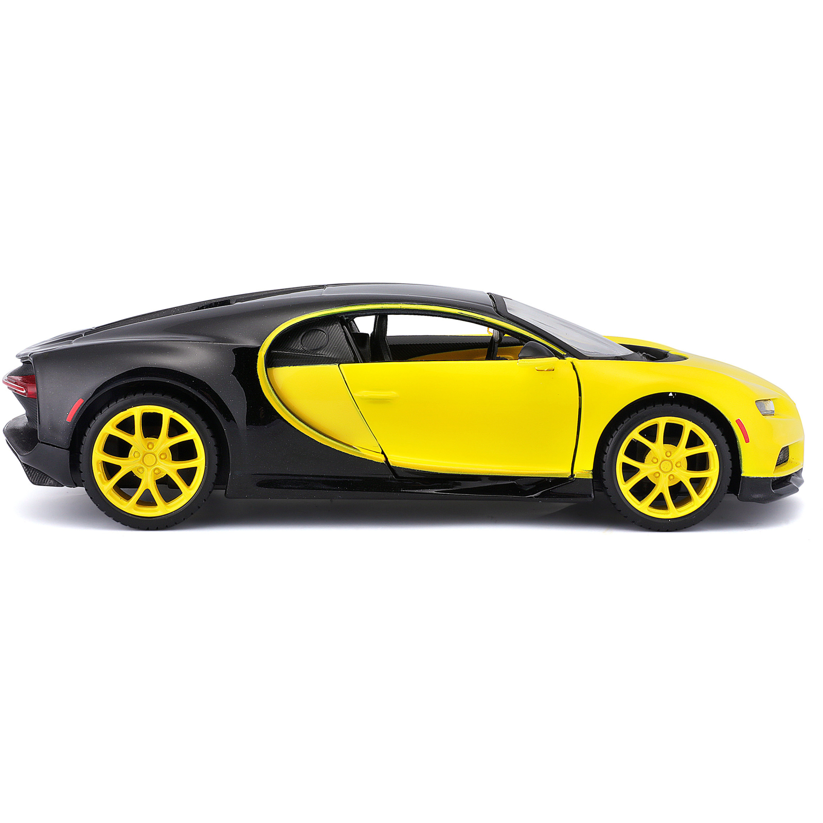 Машина Maisto Bugatti Chiron 1:24 Чорно-жовта (31514 black/yellow) зображення 13