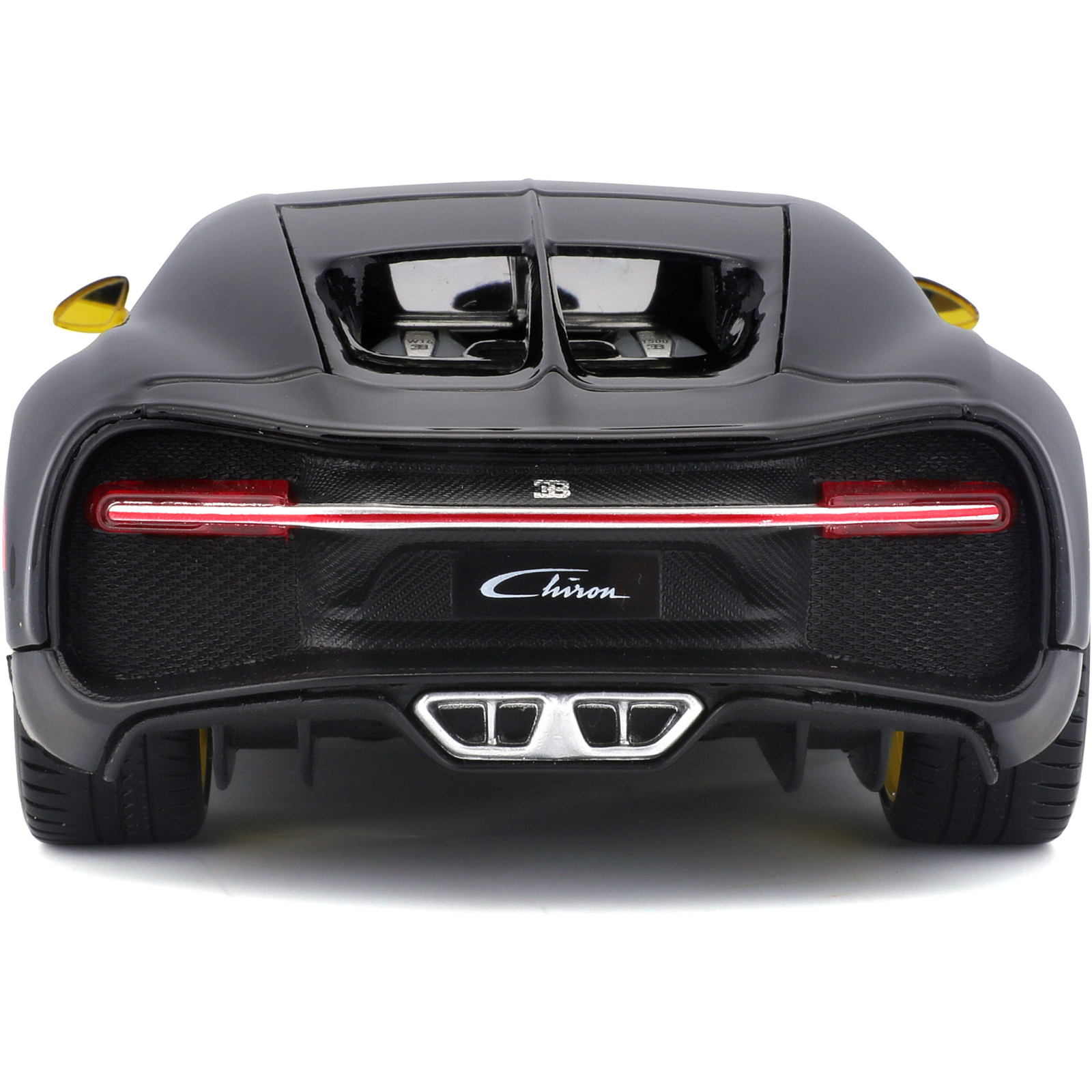 Машина Maisto Bugatti Chiron 1:24 Чорно-жовта (31514 black/yellow) зображення 14
