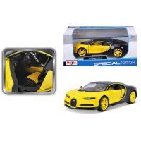 Машина Maisto Bugatti Chiron 1:24 Черно-желтая (31514 black/yellow) изображение 4