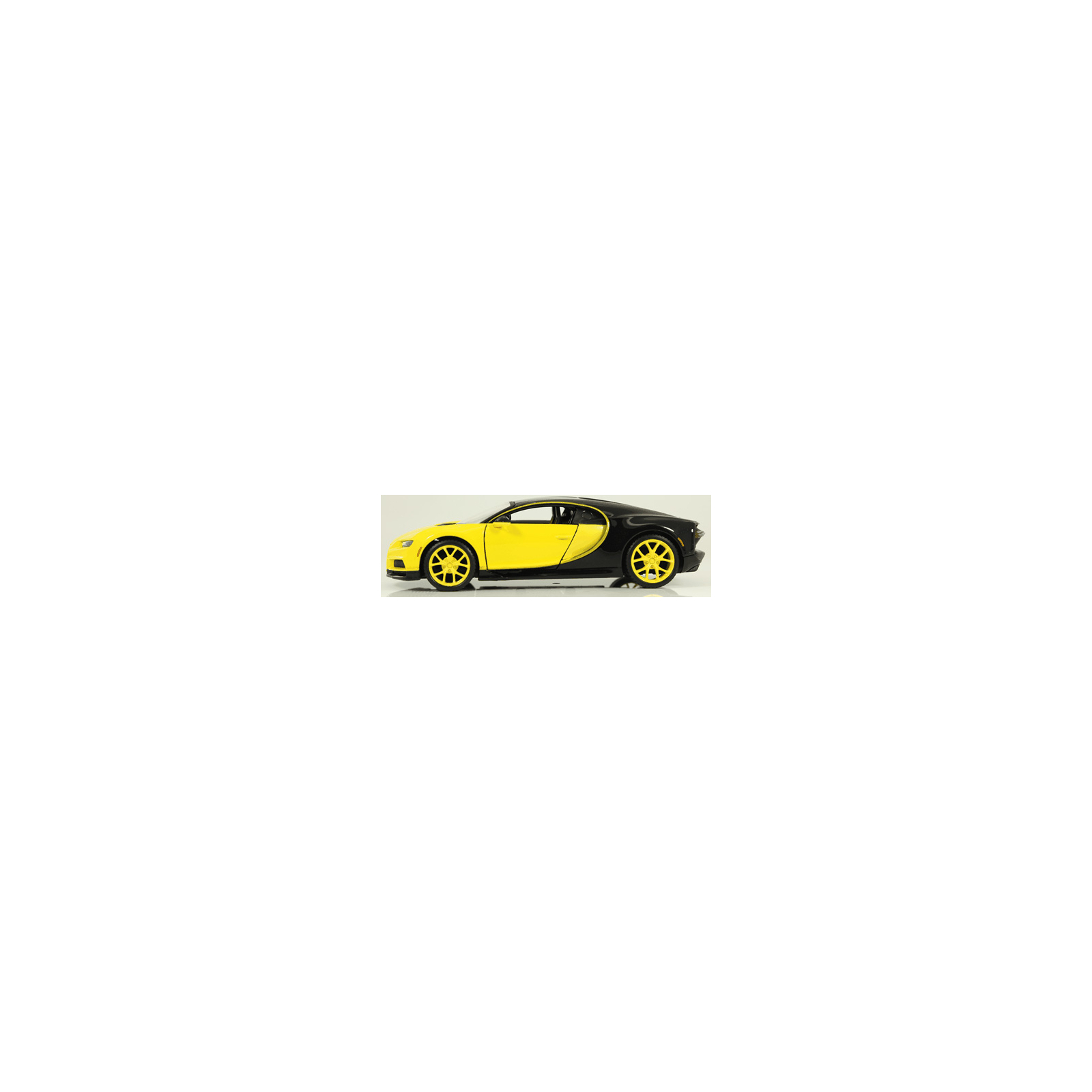 Машина Maisto Bugatti Chiron 1:24 Черно-желтая (31514 black/yellow) изображение 5