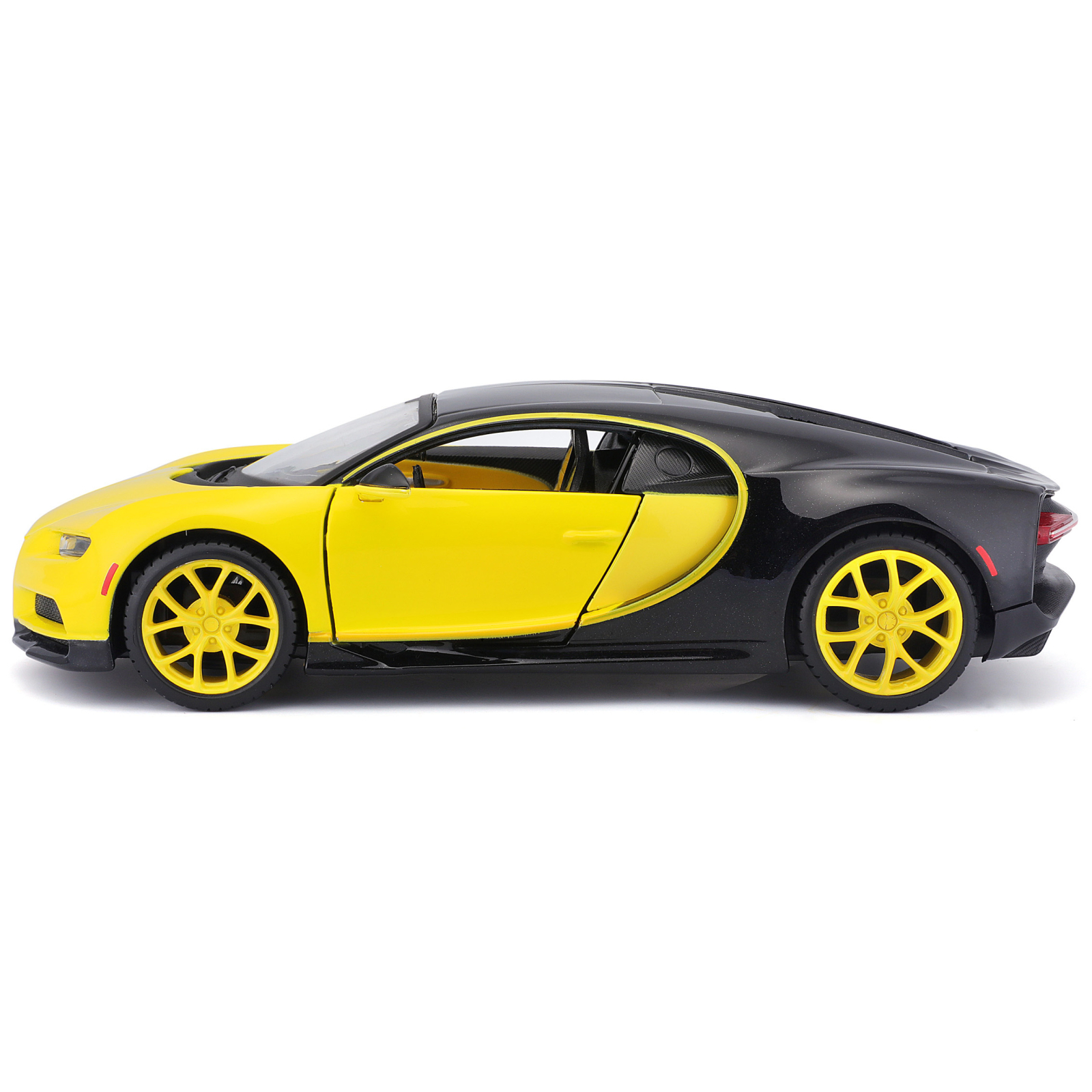 Машина Maisto Bugatti Chiron 1:24 Чорно-жовта (31514 black/yellow) зображення 9