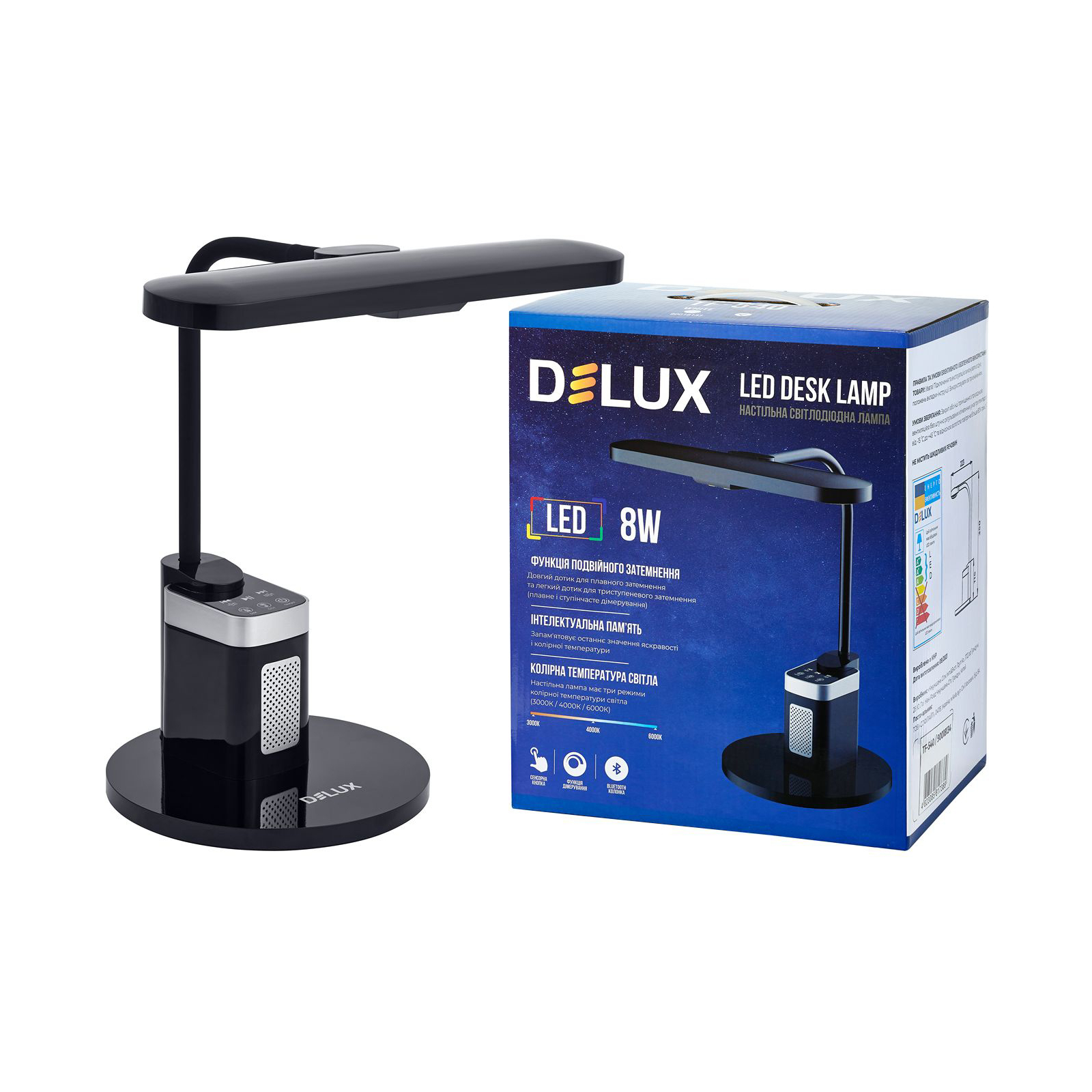 Настільна лампа Delux LED TF-540 8 Вт (90018134) зображення 2
