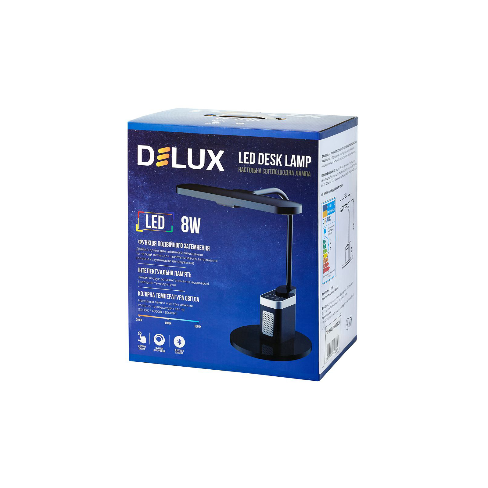 Настільна лампа Delux LED TF-540 8 Вт (90018134) зображення 3