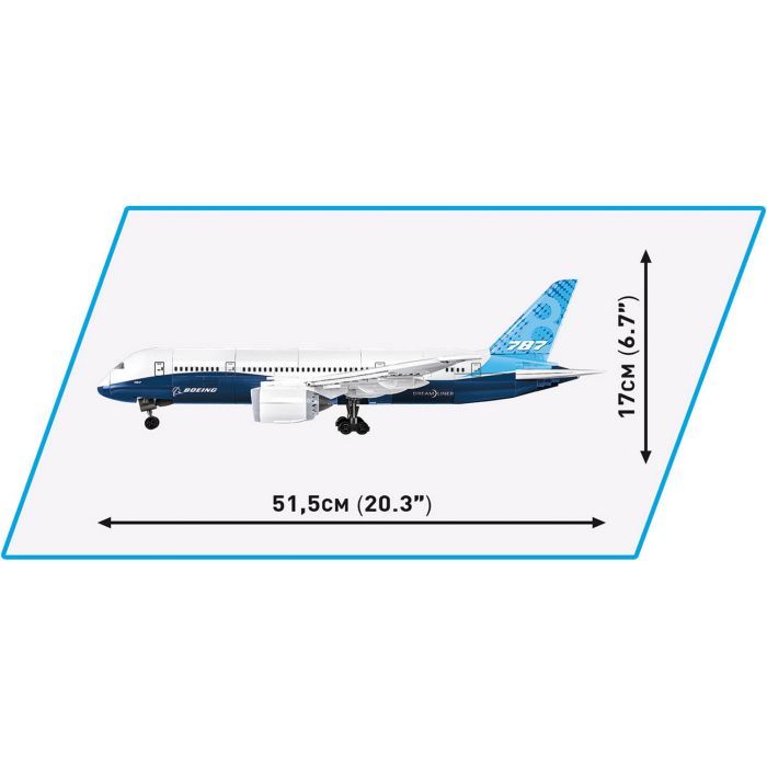 Конструктор Cobi Боинг 787 Дримлайнер 1:110, 836 детали (COBI-26603) изображение 7