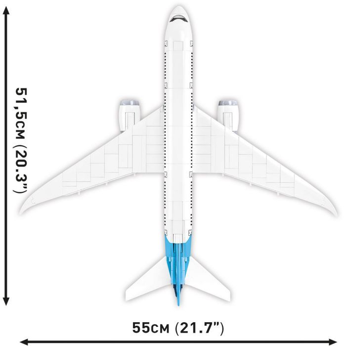 Конструктор Cobi Боинг 787 Дримлайнер 1:110, 836 детали (COBI-26603) изображение 9