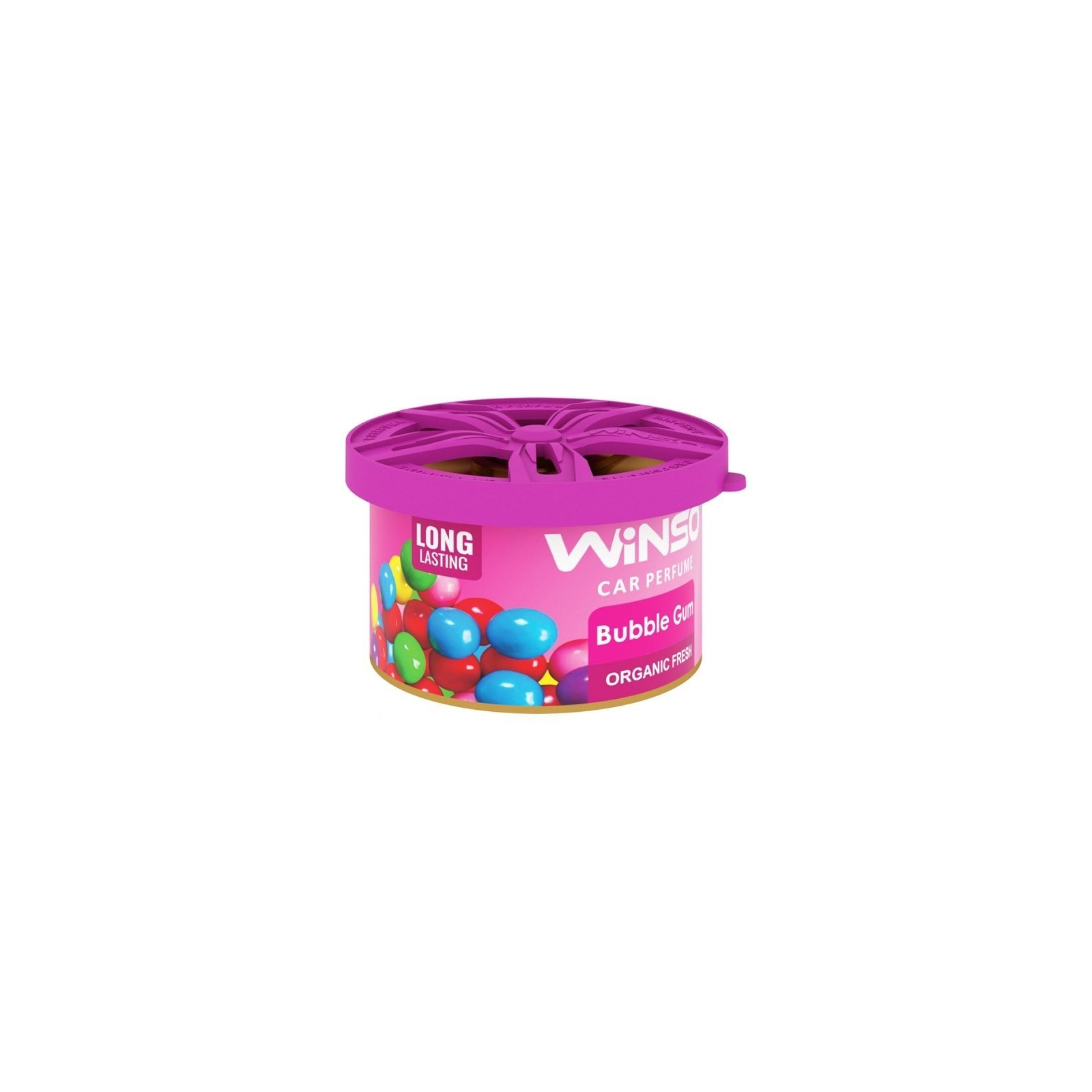Ароматизатор для автомобіля WINSO Organic Fresh Bubble Gum (533240)