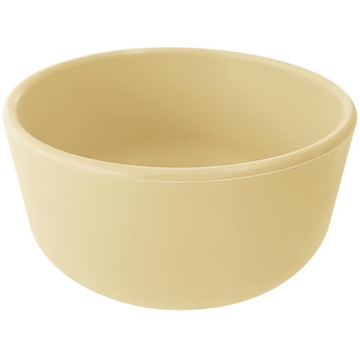 Тарілка дитяча MinikOiOi Bowl глибока тарілка силіконова Mellow Yellow (101080106)