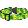 Ошейник для животных WAUDOG Nylon с QR паспортом "Авокадо" металлическая пряжка-фастекс XXL (4535-0048) изображение 2