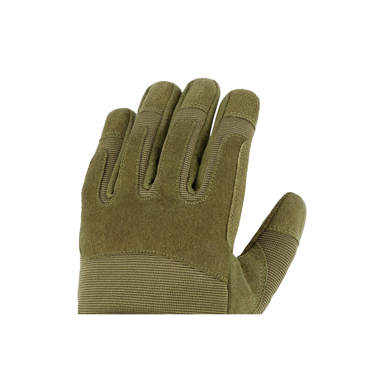 Захисні рукавиці Neo Tools тактичні 100% поліестер та синтетична шкіра, р.10, оливковий (97-608-10) зображення 9