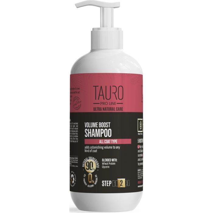 Шампунь для животных Tauro Pro Line Ultra Natural Care Volume Boost 400 мл (TPL63582)