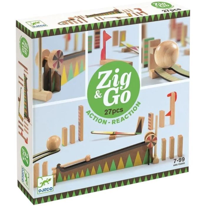 Настольная игра Djeco игра-конструктор Zig&Go 27 деталей (DJ05641)