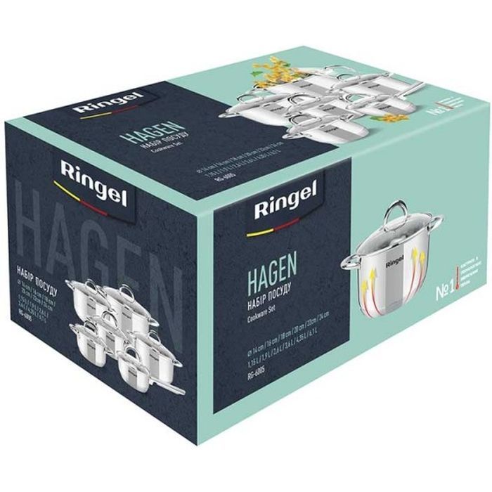 Набор посуды Ringel Hagen 12 предметів (RG-6005) изображение 7