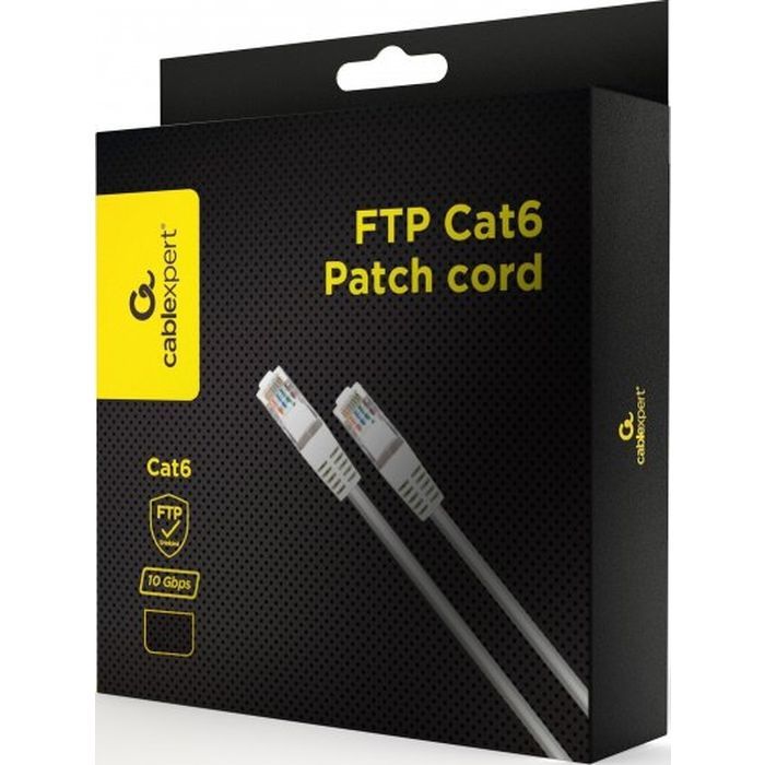 Патч-корд 15м FTP cat 6 CCA gray Cablexpert (PPB6-15M) зображення 3