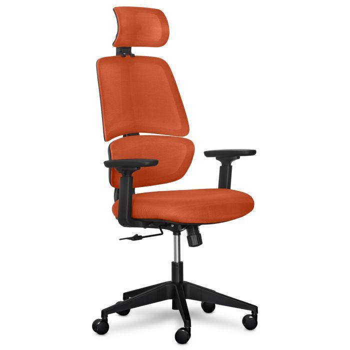Офісне крісло Mealux Leo Air Orange (Y-543 KBY) зображення 3