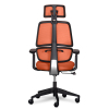 Офісне крісло Mealux Leo Air Orange (Y-543 KBY) зображення 7