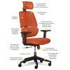 Офісне крісло Mealux Leo Air Orange (Y-543 KBY) зображення 9
