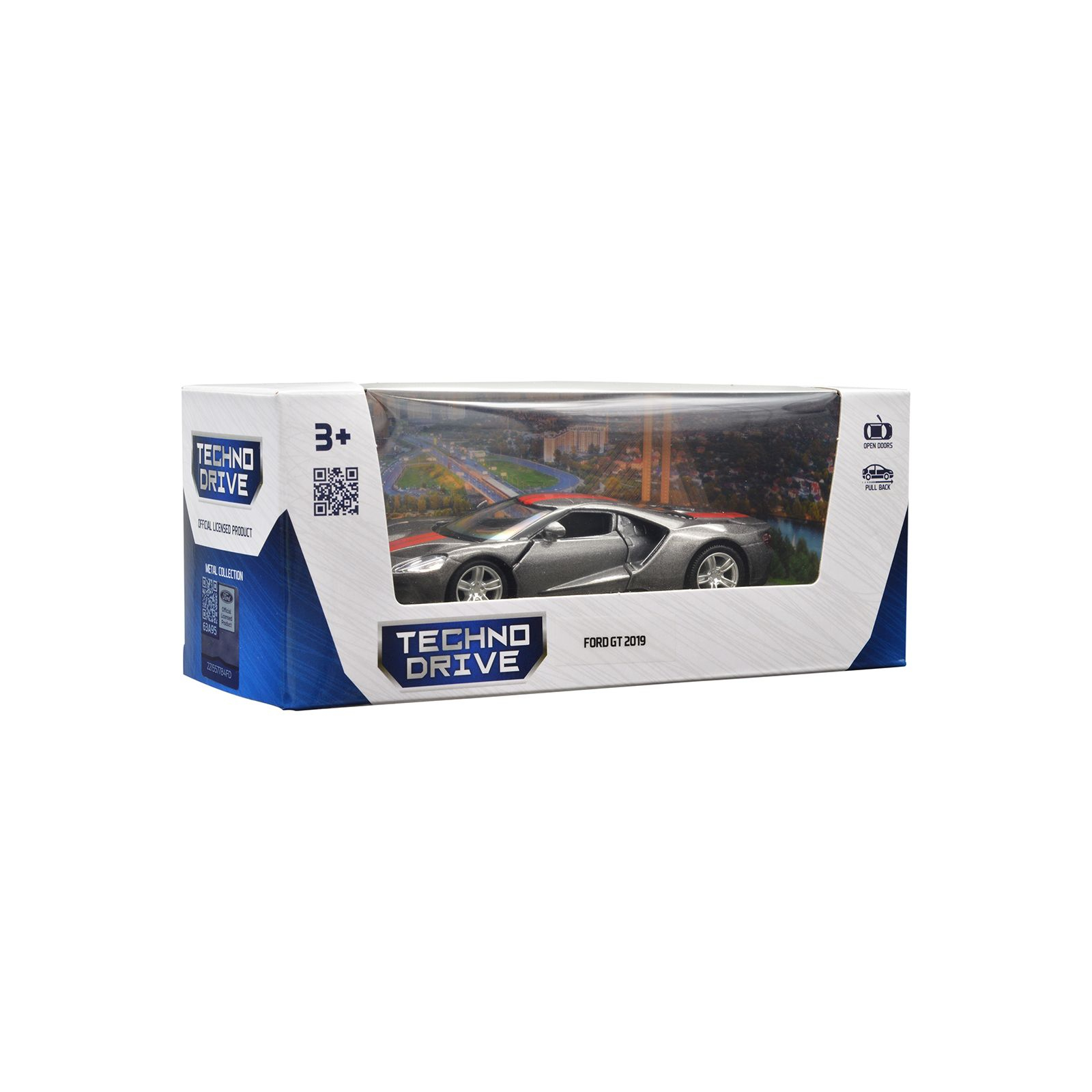 Машина Techno Drive Ford GT 2019 сірий (250338U) зображення 2