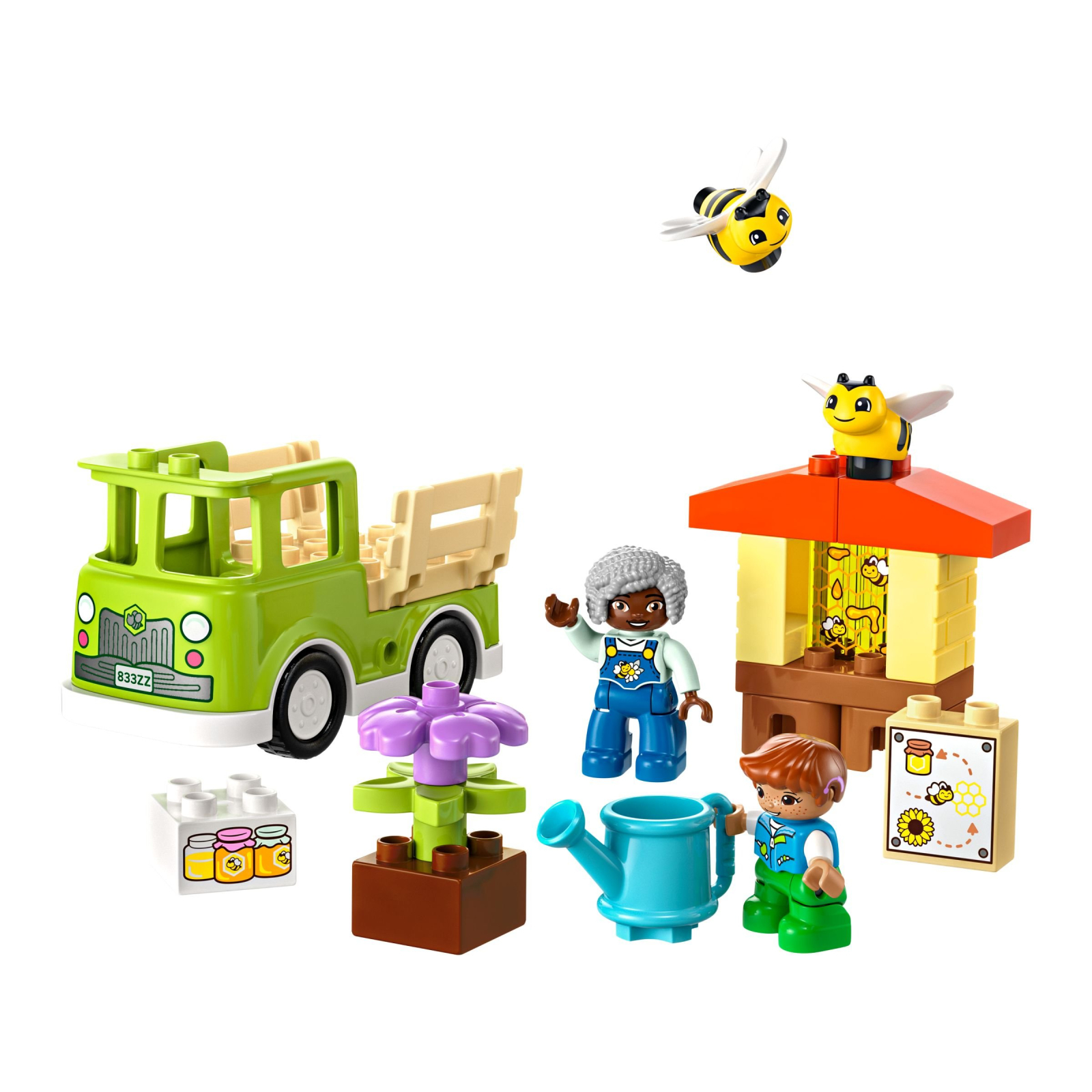 Конструктор LEGO DUPLO Town Догляд за бджолами й вуликами 22 деталей (10419) зображення 2