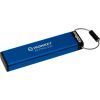 USB флеш накопичувач Kingston 128GB IronKey Keypad 200 AES-256 Encrypted Blue USB 3.2 (IKKP200/128GB) зображення 4
