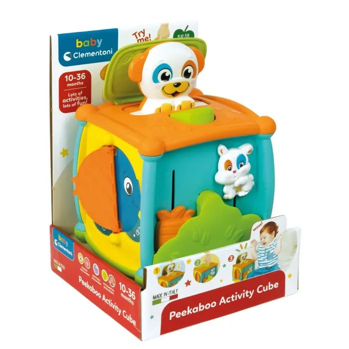Развивающая игрушка Clementoni Peekaboo Activity Cube (17672) изображение 4