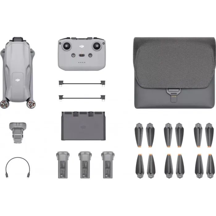Квадрокоптер DJI Air 3 Fly More Combo with RC-N2 пульт без дісплея (CP.MA.00000692.04) зображення 11