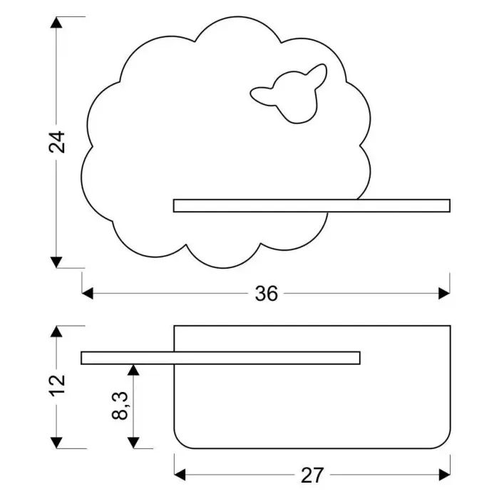 Світильник Candellux SHEEP (21-85122) зображення 2