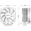Кулер до процесора PcCooler PALADIN EX400S (PALADIN 400 WH) зображення 9