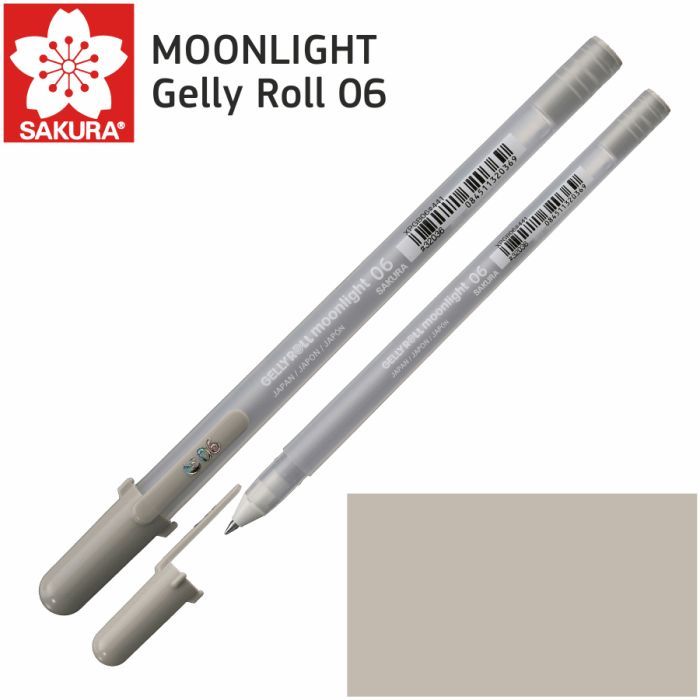 Ручка гелева Sakura MOONLIGHT Gelly Roll 06, Сірий світлий (84511320369)