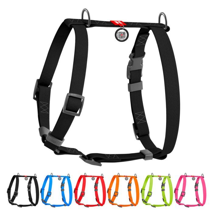Шлея для собак WAUDOG Waterproof Н-подібна анатомічна XL рожева (32457)