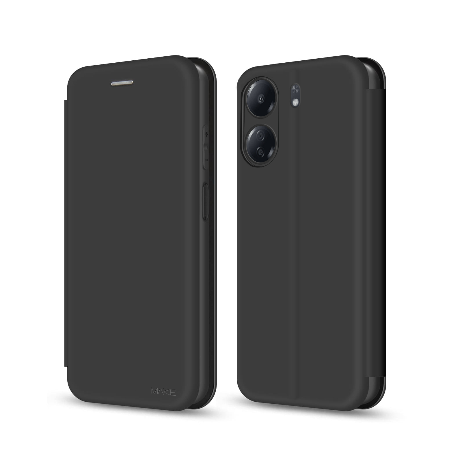 Чехол для мобильного телефона MAKE Xiaomi Redmi 13C/Poco C65 Flip Black (MCP-XR13C/PC65BK)
