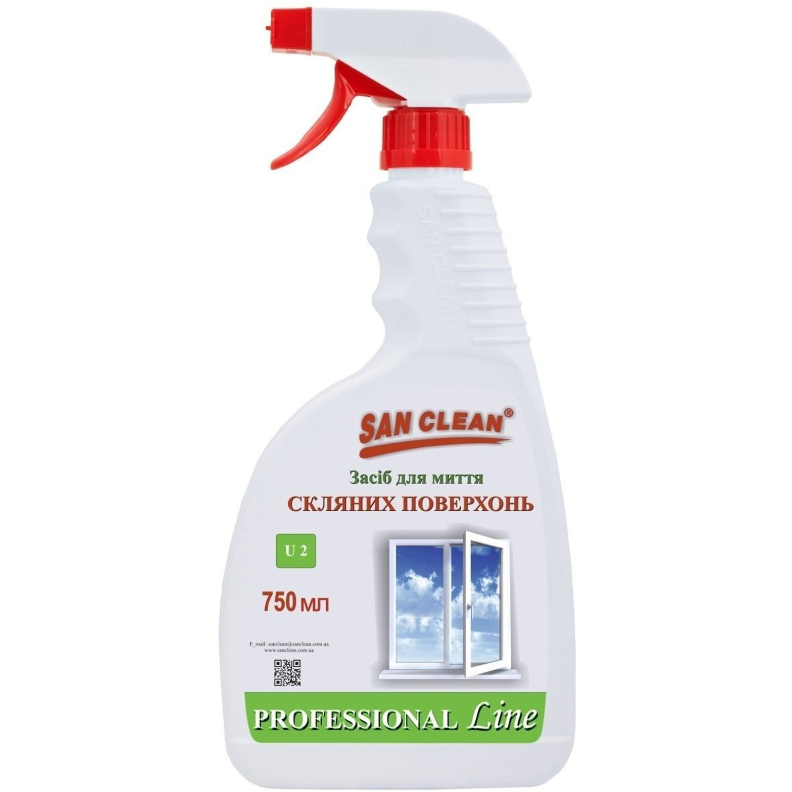 Засіб для миття скла San Clean Prof Line 750 мл (4820003544570)