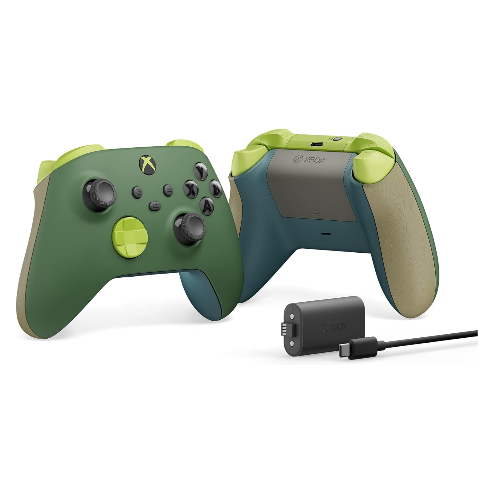 Геймпад Microsoft Xbox Wireless Controller Remix Green Special Edition (QAU-00114) изображение 4