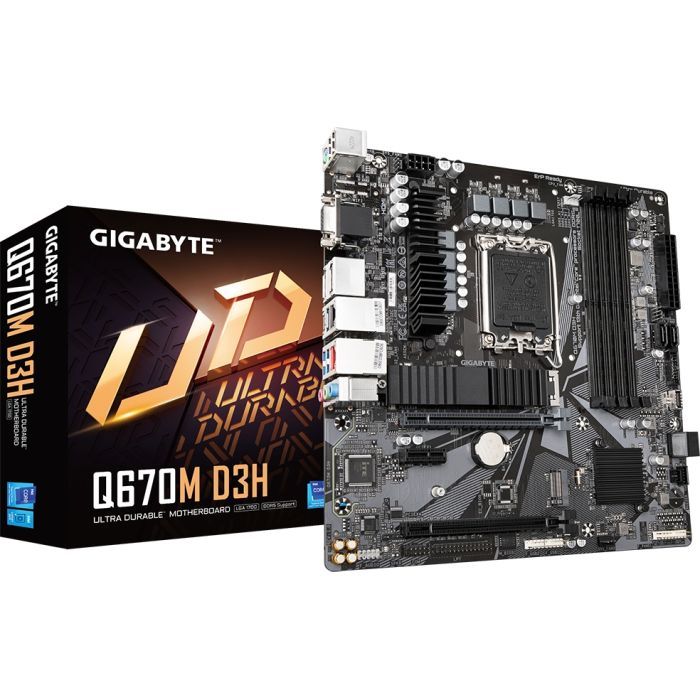 Материнская плата GIGABYTE Q670M D3H изображение 6