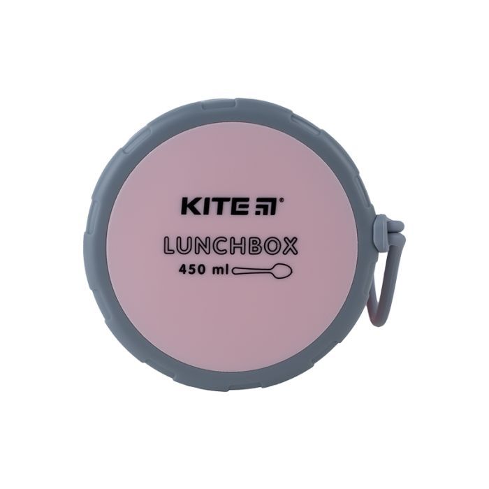 Ланч-бокс дитячий Kite круглий 450 мл, блакитний (K23-187-2) зображення 8