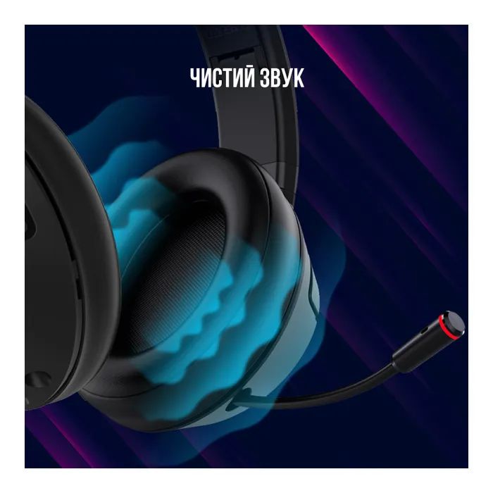 Наушники Lorgar Noah 500 Wireless Gaming Black (LRG-GHS500) изображение 5
