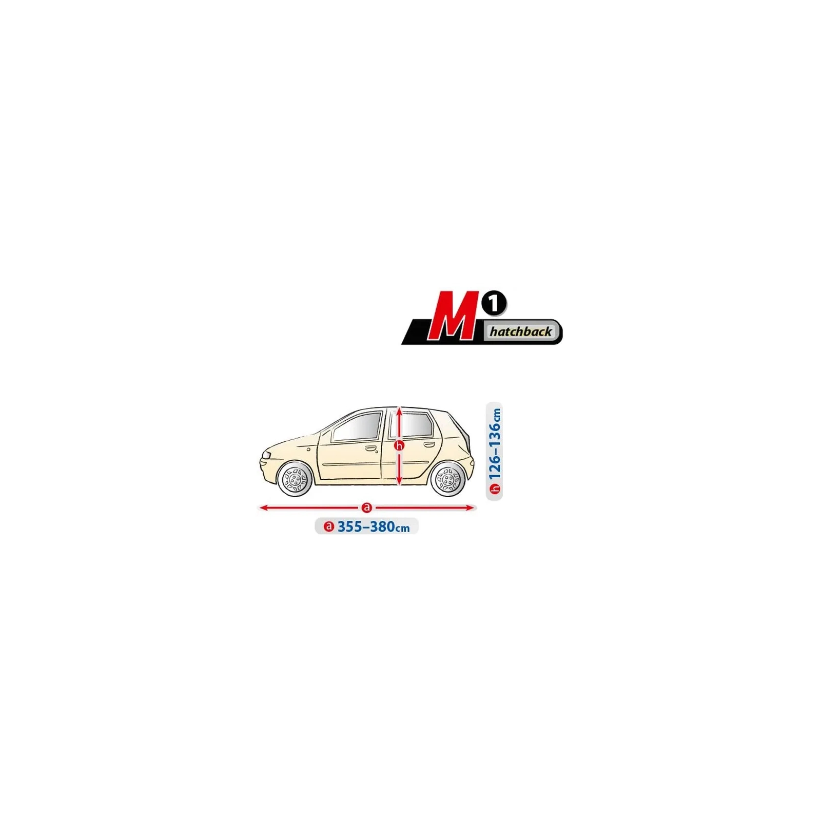 Тент автомобильный Kegel-Blazusiak "Optimal Garage" M1 hatchback (5-4313-241-2092) изображение 4