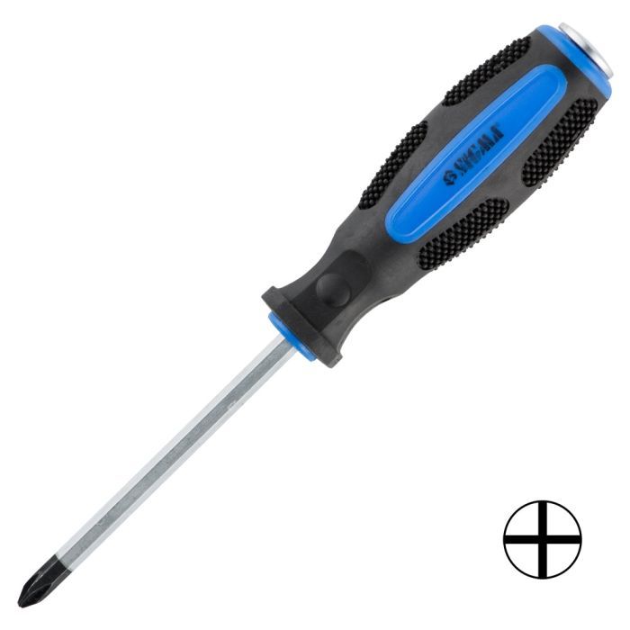 Отвертка Sigma ударная крестовая PH2x100мм CrV (4004631)