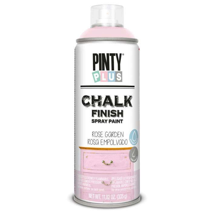 Фарба-аерозоль Pintyplus на водній основі Chalk-finish, Рожева світла, 400 мл (8429576230802)
