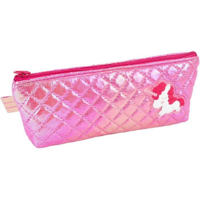 Пенал Cool For School перламутровый 1 отделение розовый (CF87059)