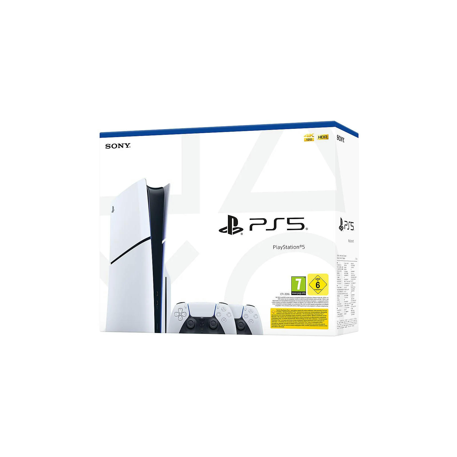 Игровая консоль Sony PlayStation 5 Slim (2 геймпада Dualsense) (1000042045) изображение 4