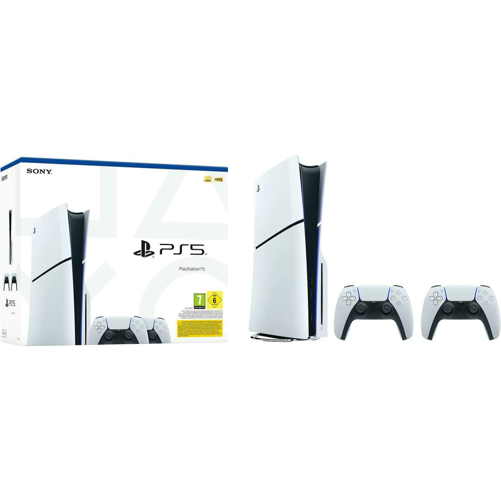 Игровая консоль Sony PlayStation 5 Slim (2 геймпада Dualsense) (1000042045) изображение 5