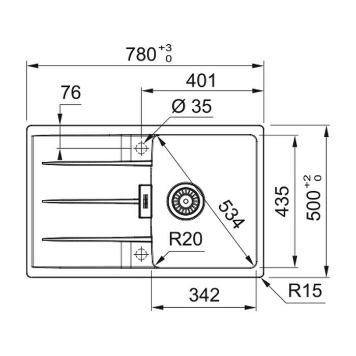 Мойка кухонная Franke Maris MRG 651-78 (114.0565.124) изображение 3