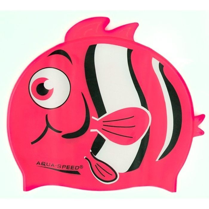 Шапка для плавания Aqua Speed Zoo 115-03-Nemo 5756 коралова рибка Діт OSFM (5908217657565)