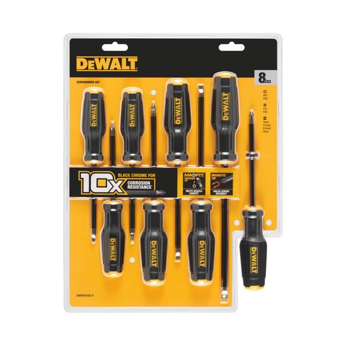 Набор отверток DeWALT TOUGHSERIES MAX FIT, 8 шт. (DWHT65102-0) изображение 3