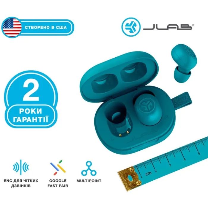 Наушники Jlab JBuds Mini Mint Green (IEUEBJBMINIRMNT124) изображение 2